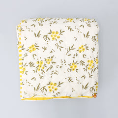Wildflowers Printed Yellow Quilt