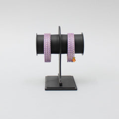Wave Design Purple Bangles - Set Of 12