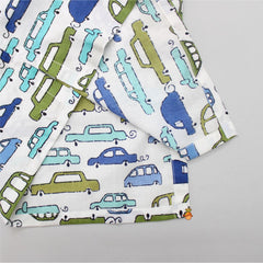 Multicolour Vehicle Printed Sleepwear
