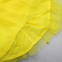 Pre Order: Dual Tone Elastic Straps Net Gown