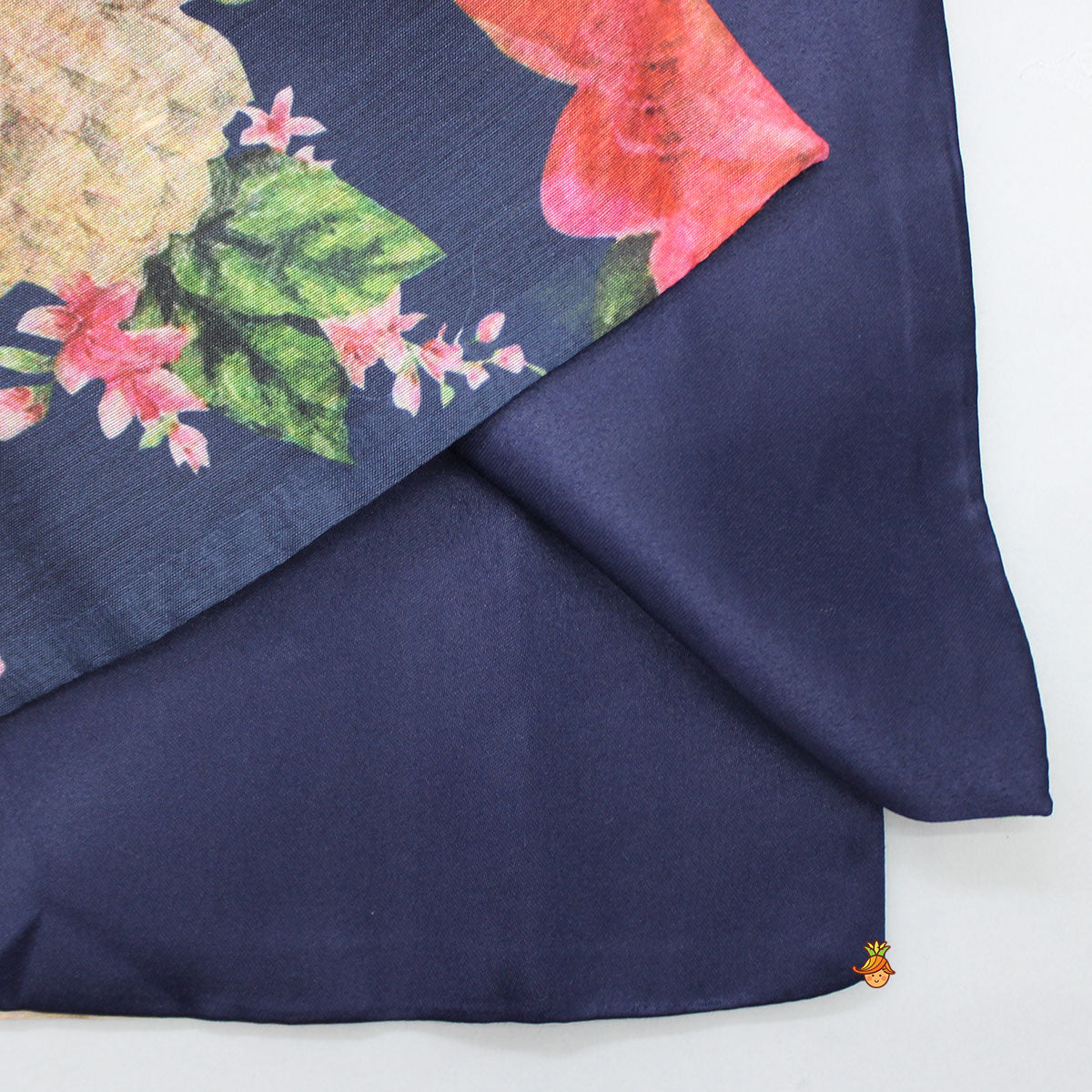 Ethnic Kurta And Floral Printed Jacket With Pyjama