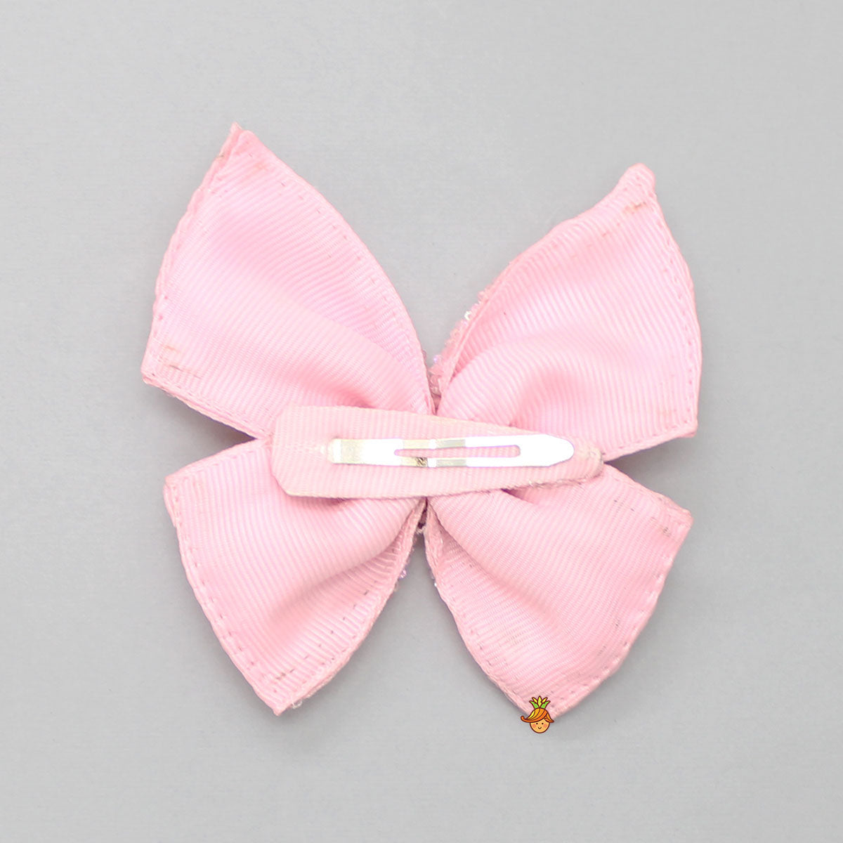 Elegant Pink Sequins Embroidered Hairclip