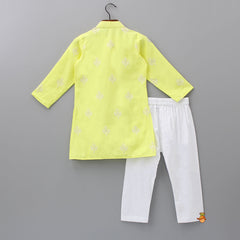 Pre Order: Exquisite Sequins Embellished Kurta With Pyjama