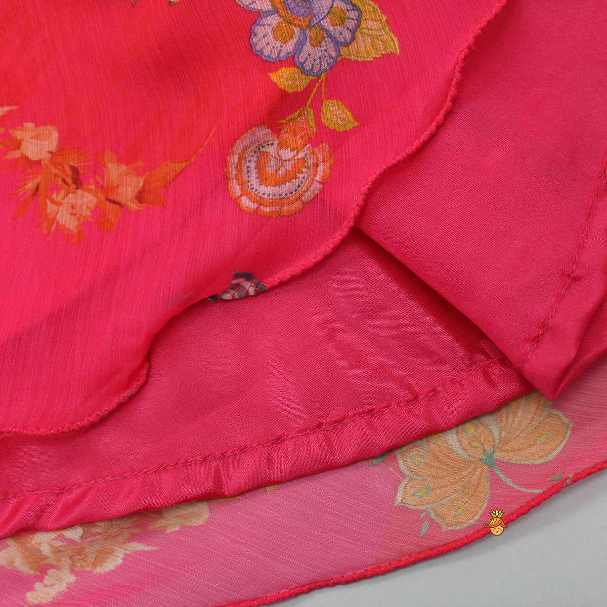 Churidar Sleeves Kurti And Flared Palazzo With Matching Dupatta