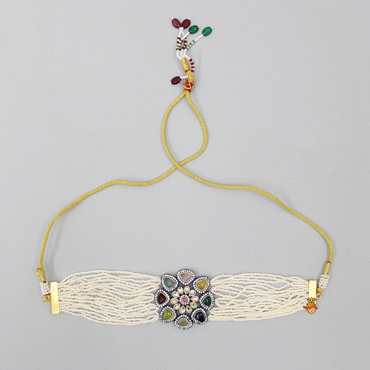Handcrafted Beautiful Choker Necklace and Earrings
