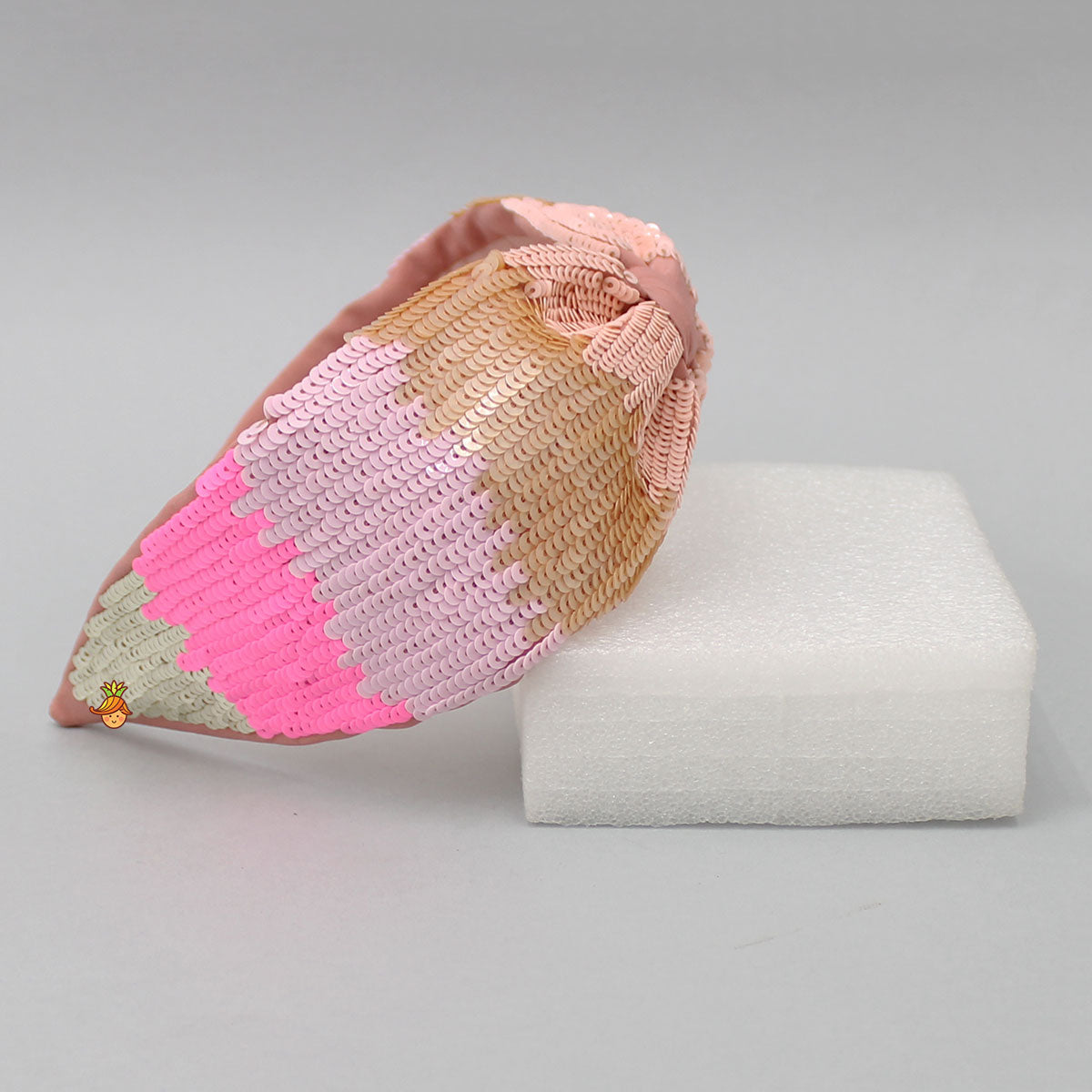 Beautiful Colour Block Sequined Hair Band
