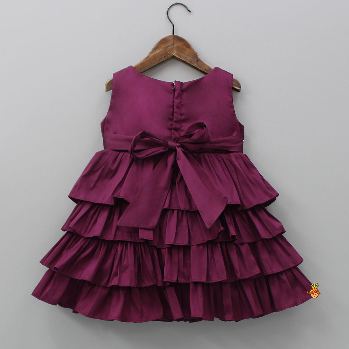 Burgandy Layered Dress