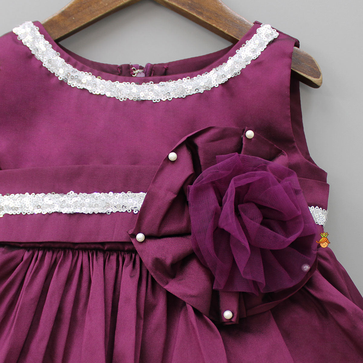 Burgandy Layered Dress