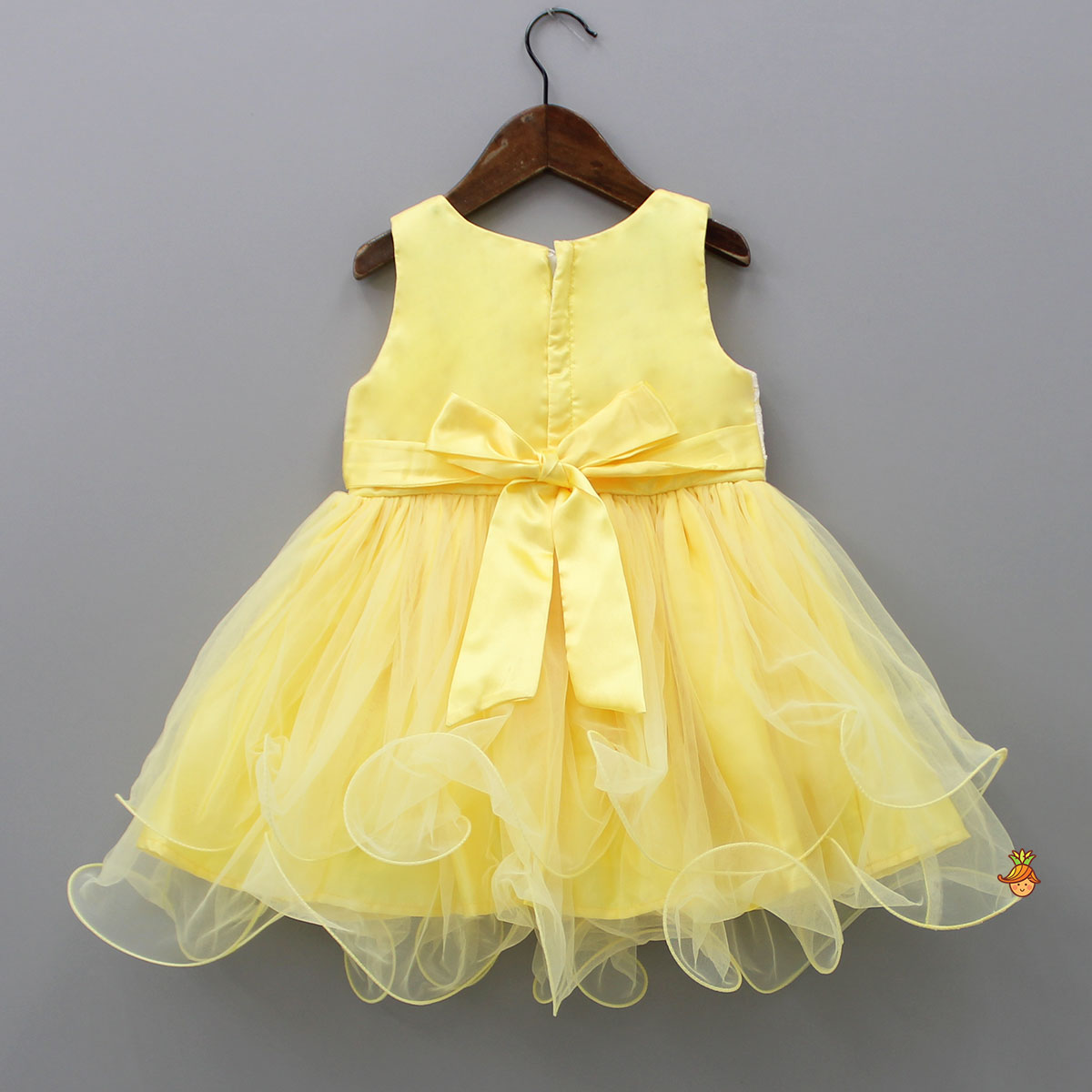 Yellow Lacy Floral Dress