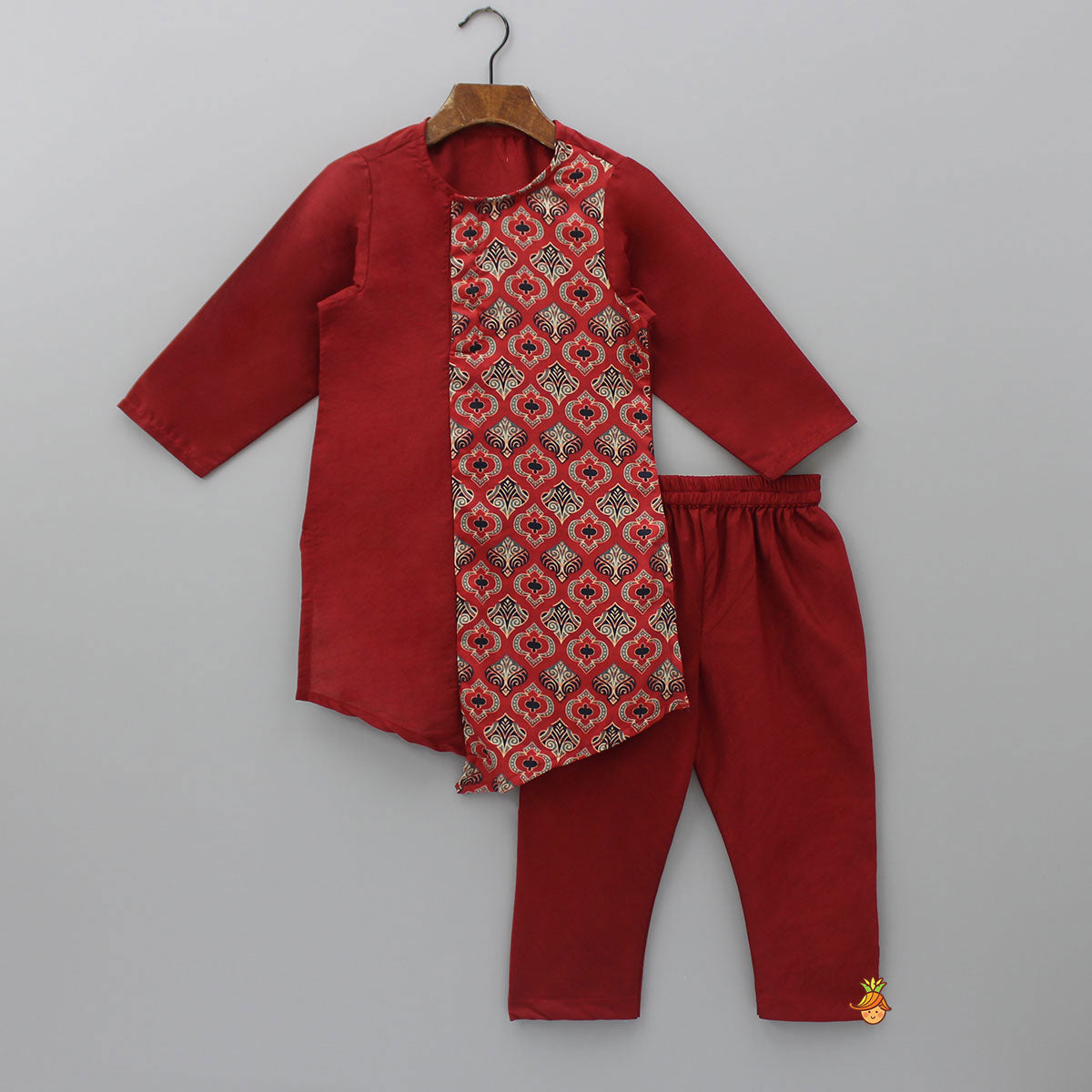 Printed Kurta And Churidar