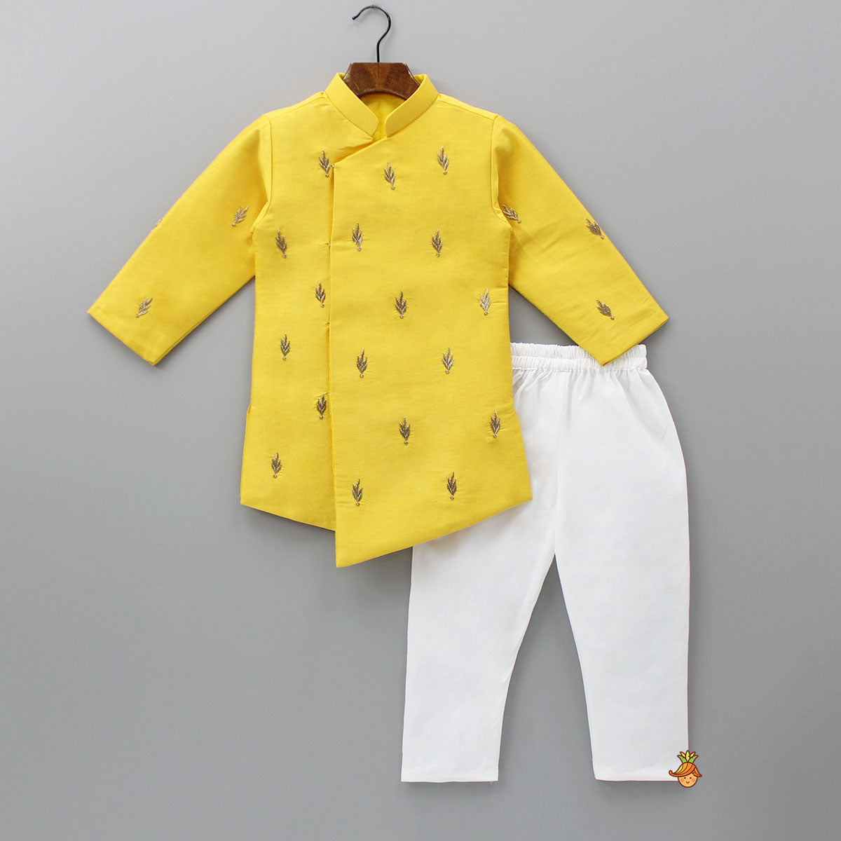 Yellow Kurta And Pyjama