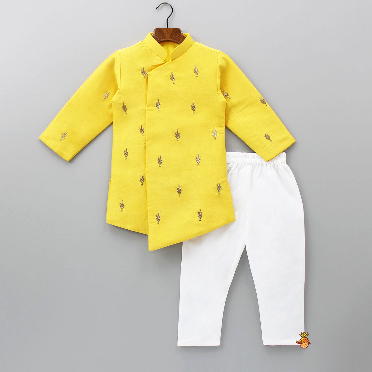 Yellow Kurta And Pyjama