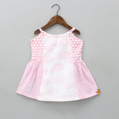 Pre Order: Organic Cloud Print Dress With Bloomer