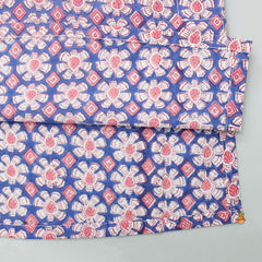 Pre Order: Organic Floral Printed Kurta With Pant