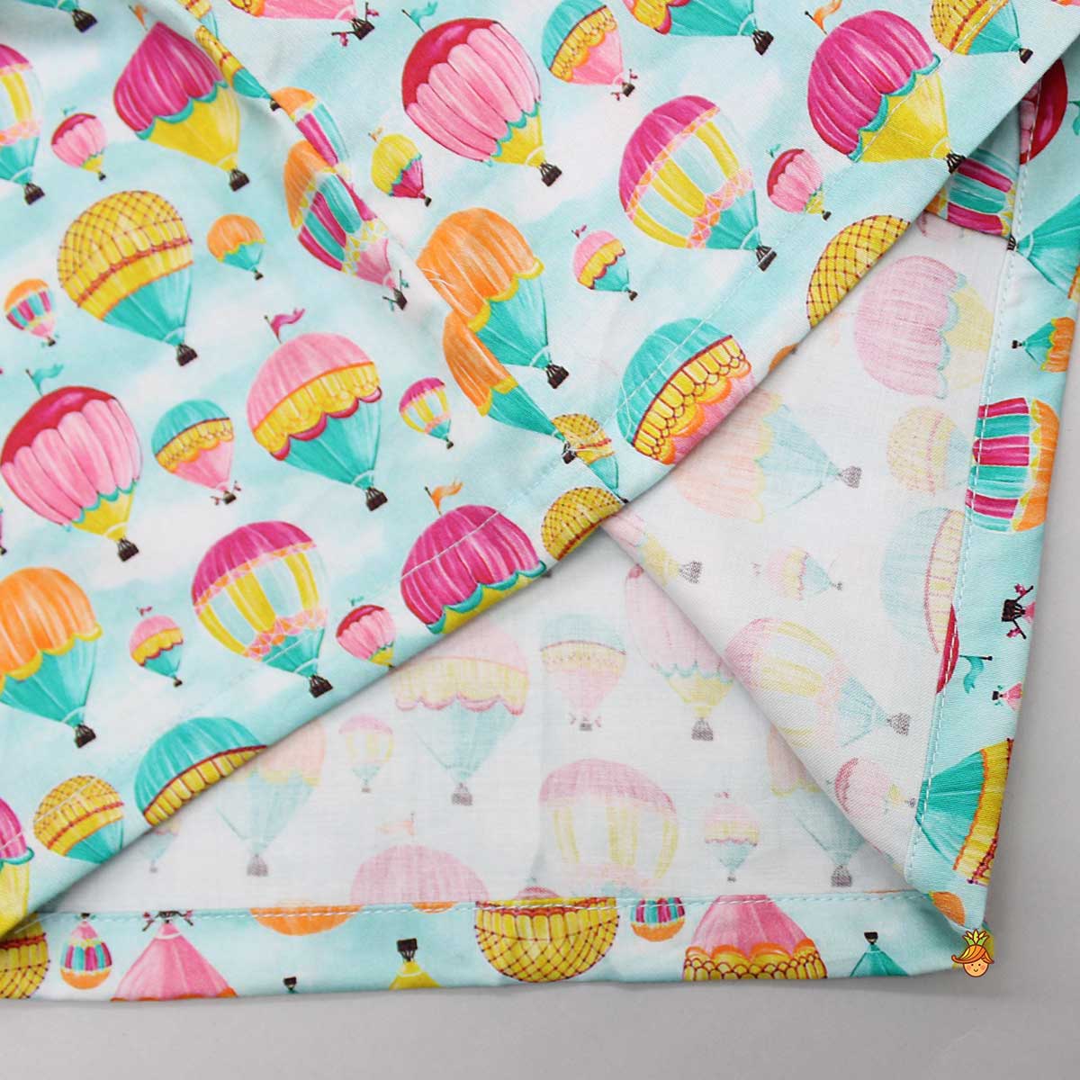Multi Colour Hot Air Balloon Print Sleepwear