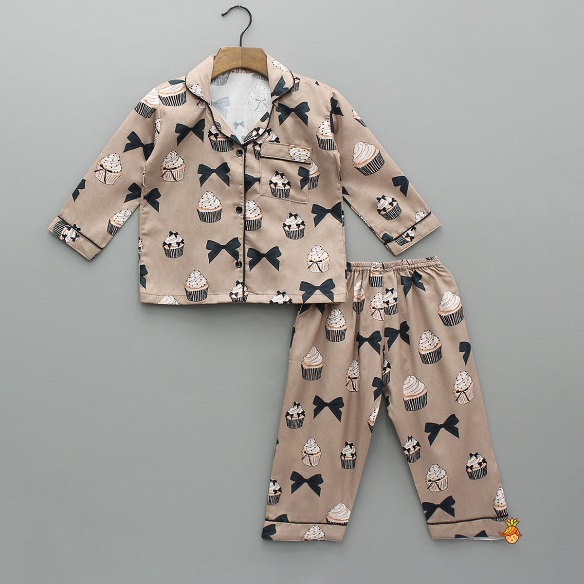 Cup Cake Print Sleepwear