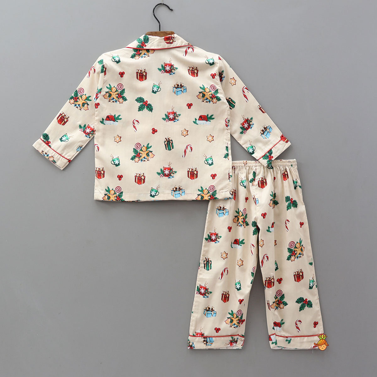 Vintage Christmas Printed Sleepwear
