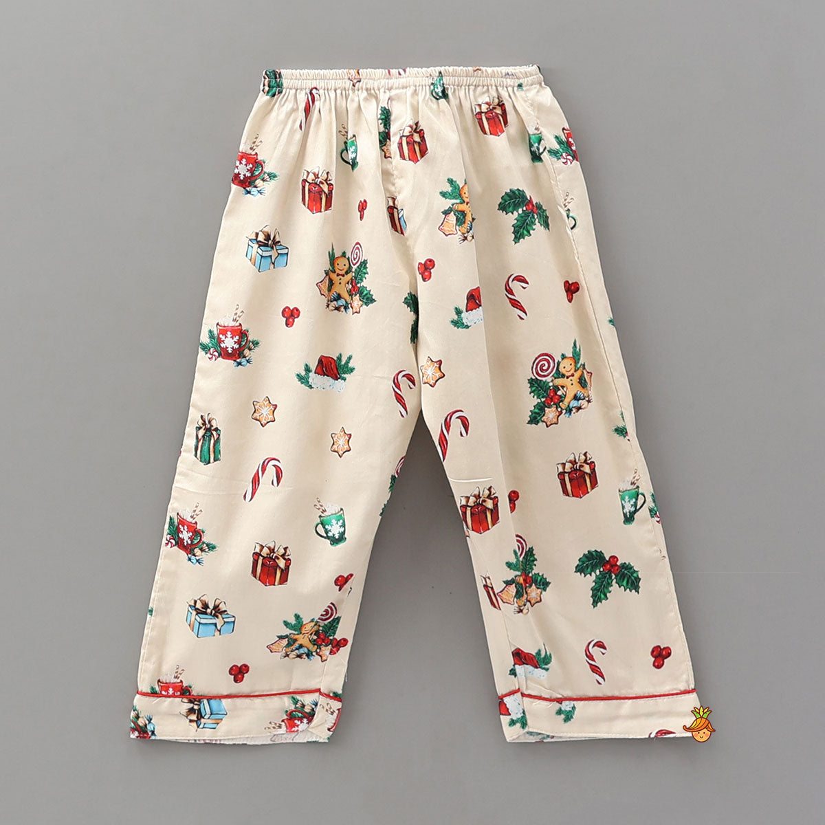 Vintage Christmas Printed Sleepwear