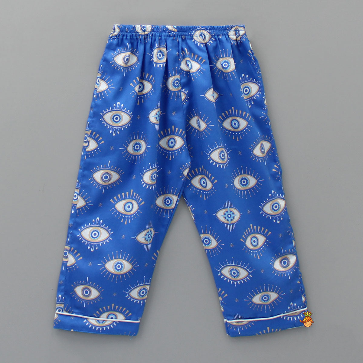Eye Printed Blue Sleepwear