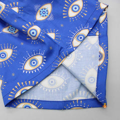 Pre Order: Eye Printed Blue Sleepwear