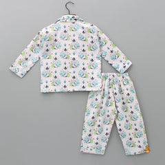 Pre Order: Cute Baby Zebra Printed Sleepwear Set