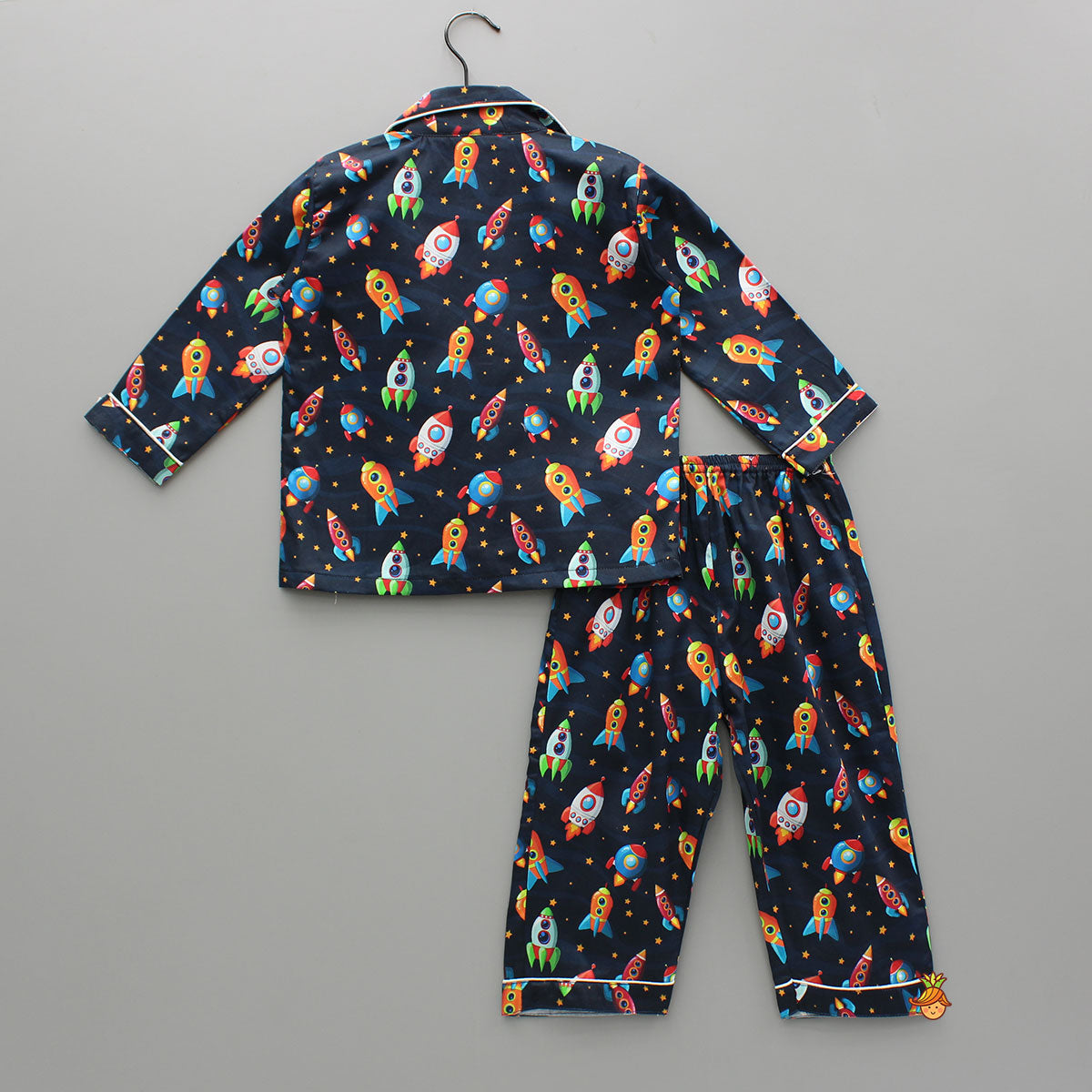 Rocket Ship Printed Sleepwear Set