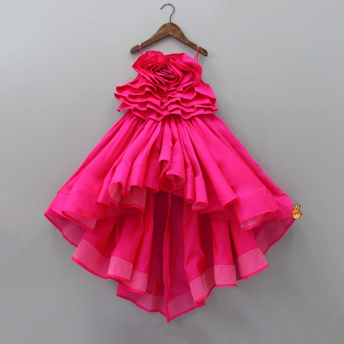 Glamorous Hot Pink Trail Dress