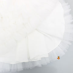 Pre Order: Stunning Ruffled White Dress