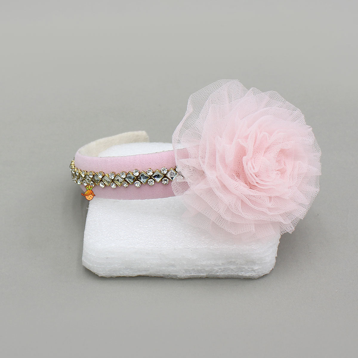 Light Blush Pink Cute Floral Hair Band