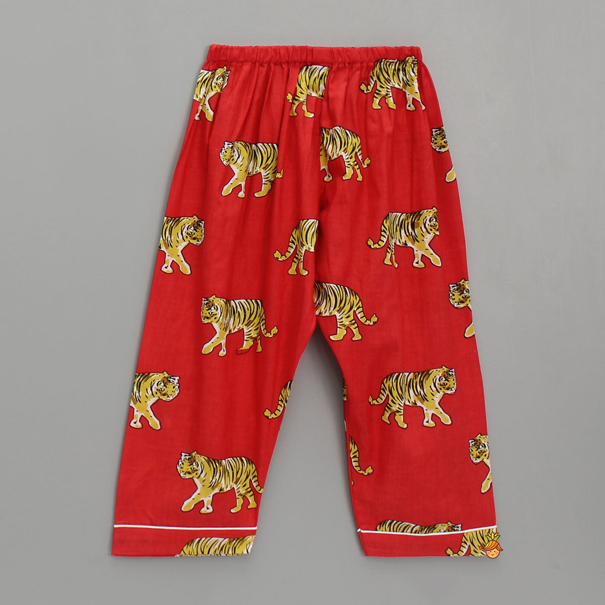 Tiger Printed Red Sleepwear