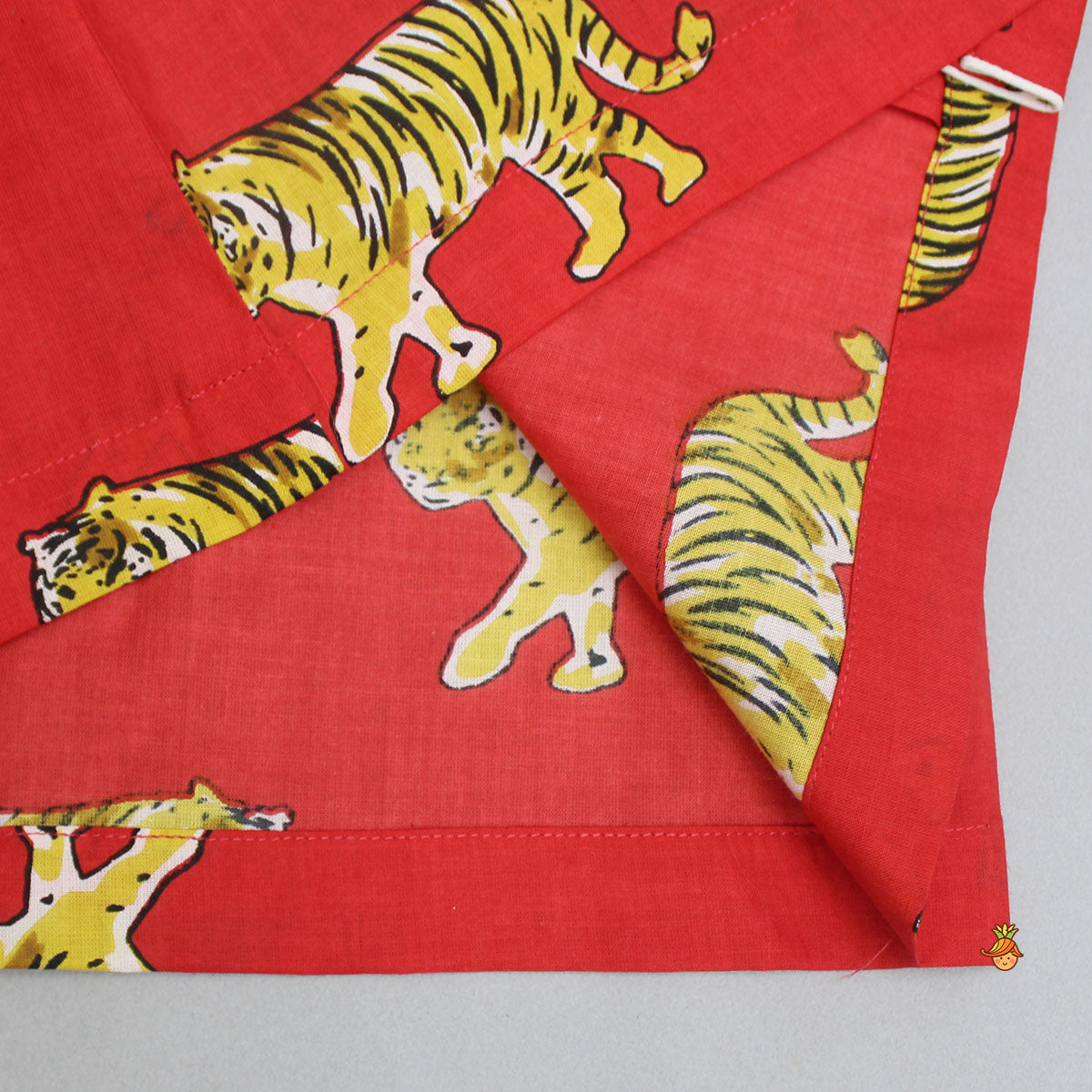 Tiger Printed Red Sleepwear