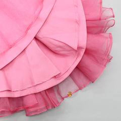 Pre Order: Beautiful Pink Dress With Cuff Sleeves