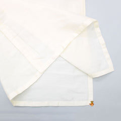 Floral Printed Thread Work Jacket With Off White Kurta And Pyjama