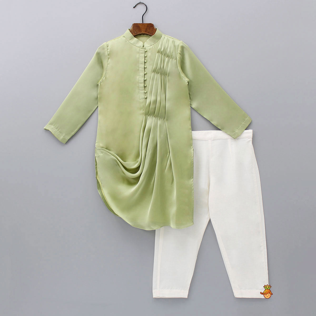 Cowl Style Kurta And Pyjama