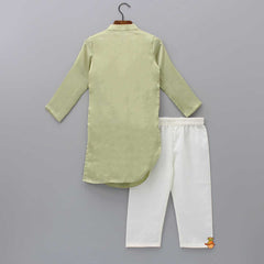 Pre Order: Cowl Style Kurta And Pyjama