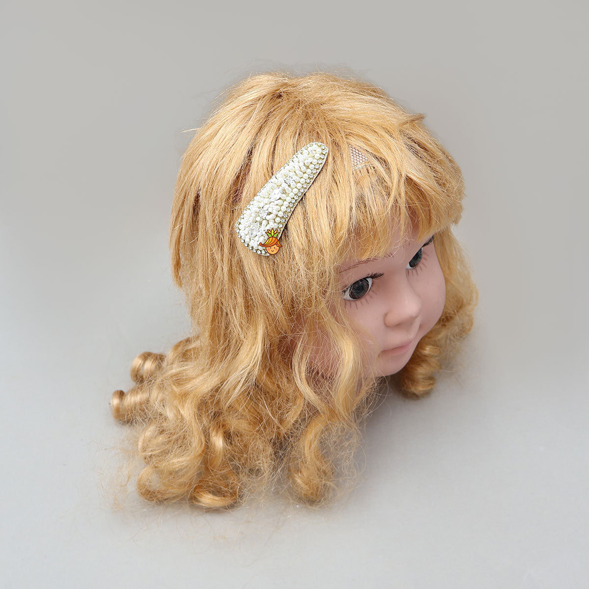 Glamorous Off White Hair Clip