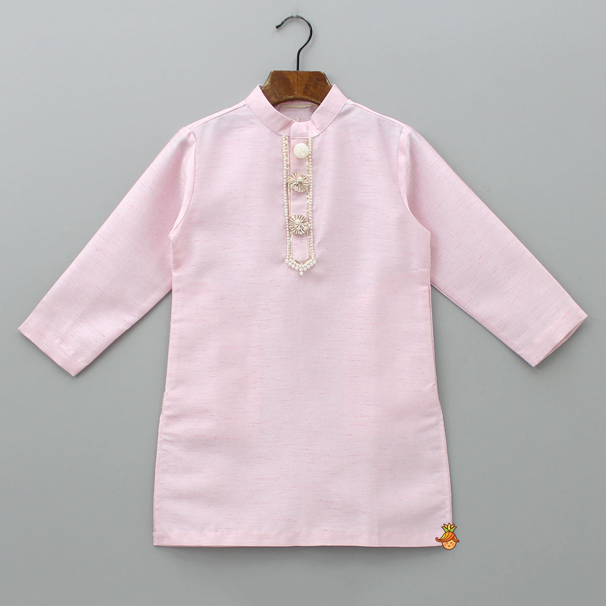 Exquisite Kurta With Gota Lace Detailed Jacket And Pyjama