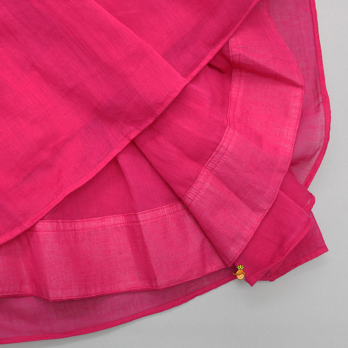 Beads Adorned Pink Kurti And Pant With Dupatta
