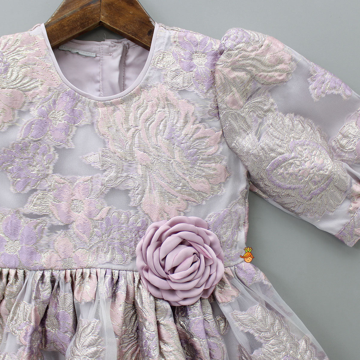 Brocade Lavender Dress