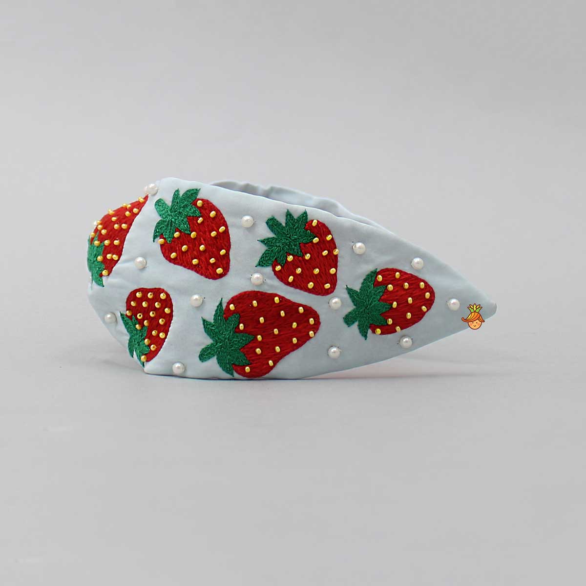 Strawberry Embroidered Hairband