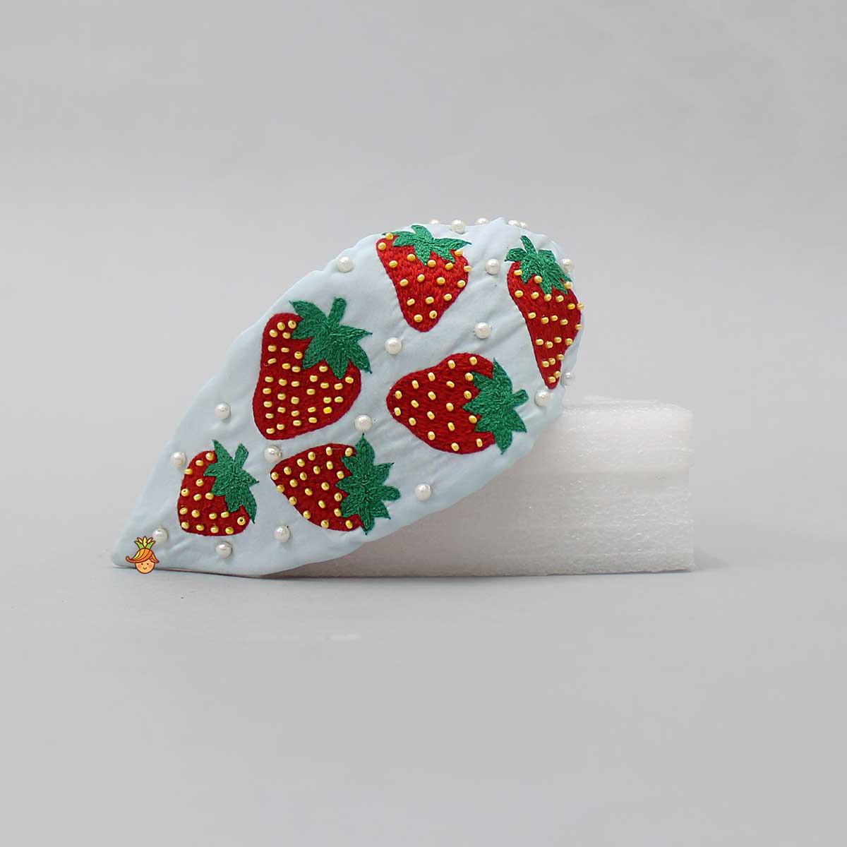 Strawberry Embroidered Hairband