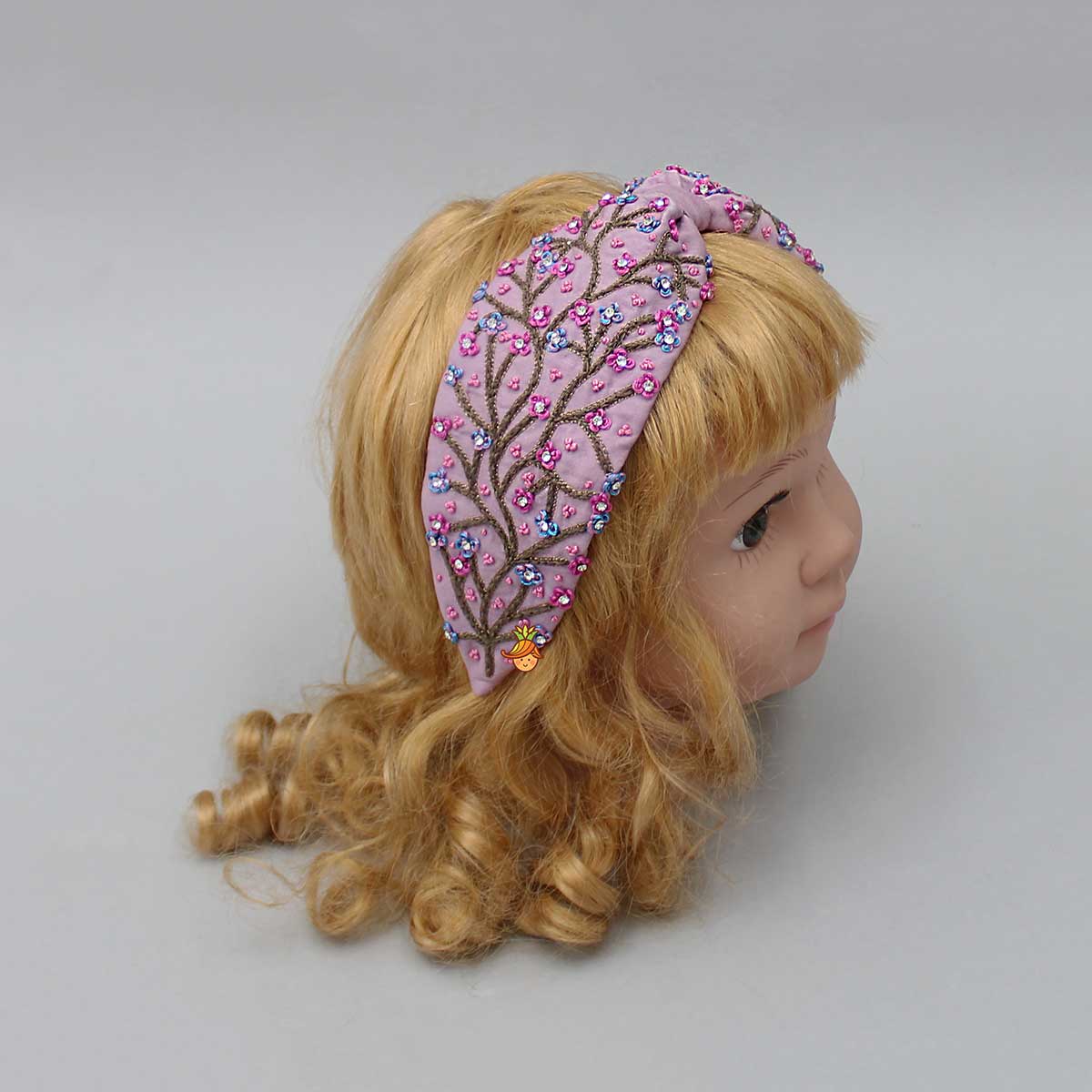 Flower And Branches Embroidered Hairband