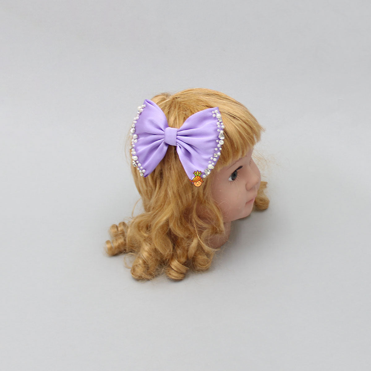 Beautiful Lavender Satin Hair Clip