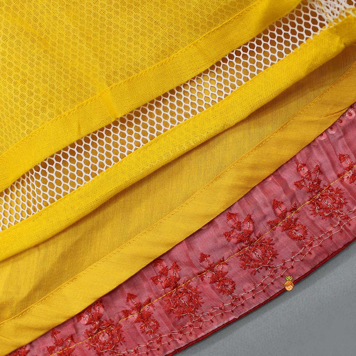 Embroidered Patola Printed Stylish Top And Lehenga With Detachable Net Dupatta
