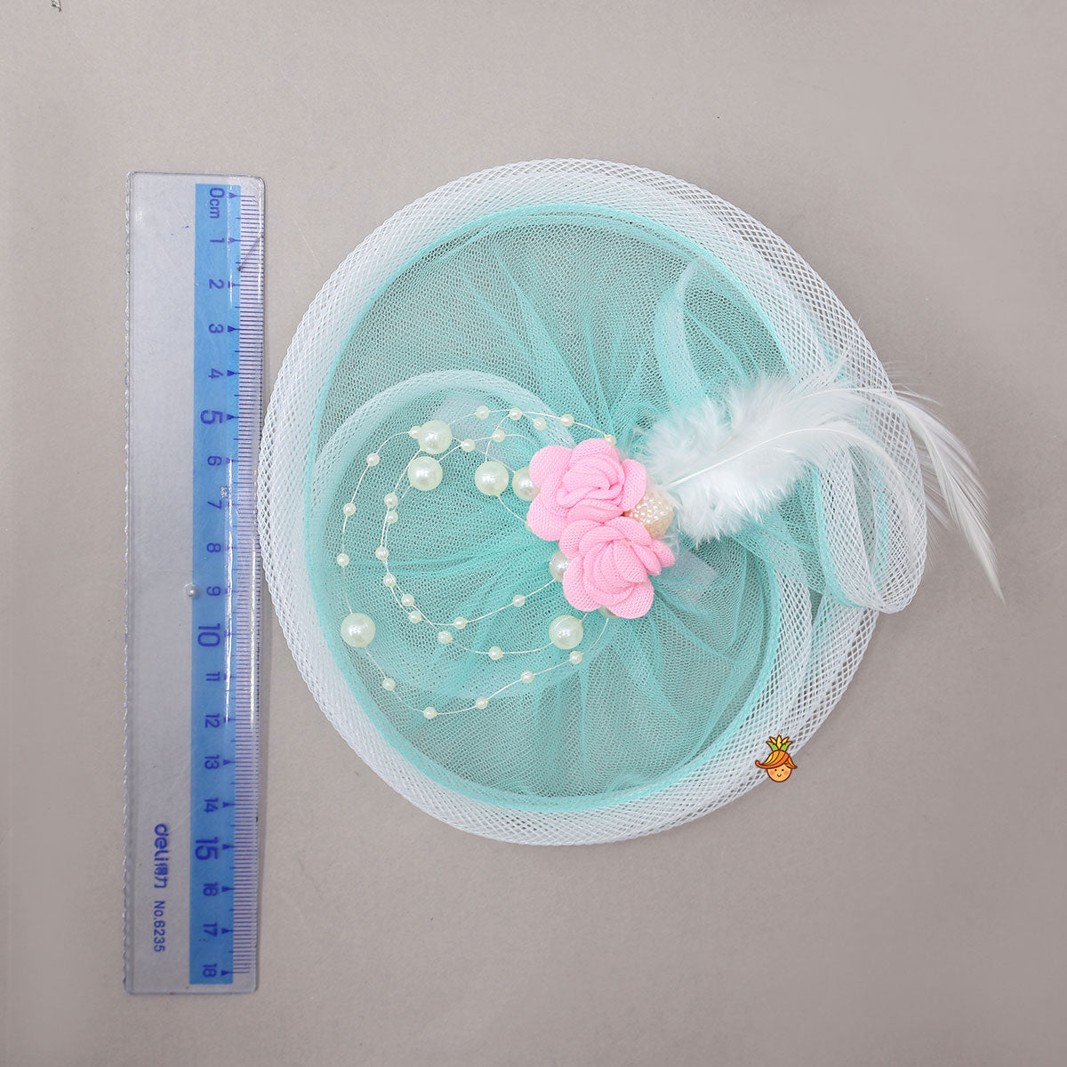 Blue Twisted Rose Hair Clip
