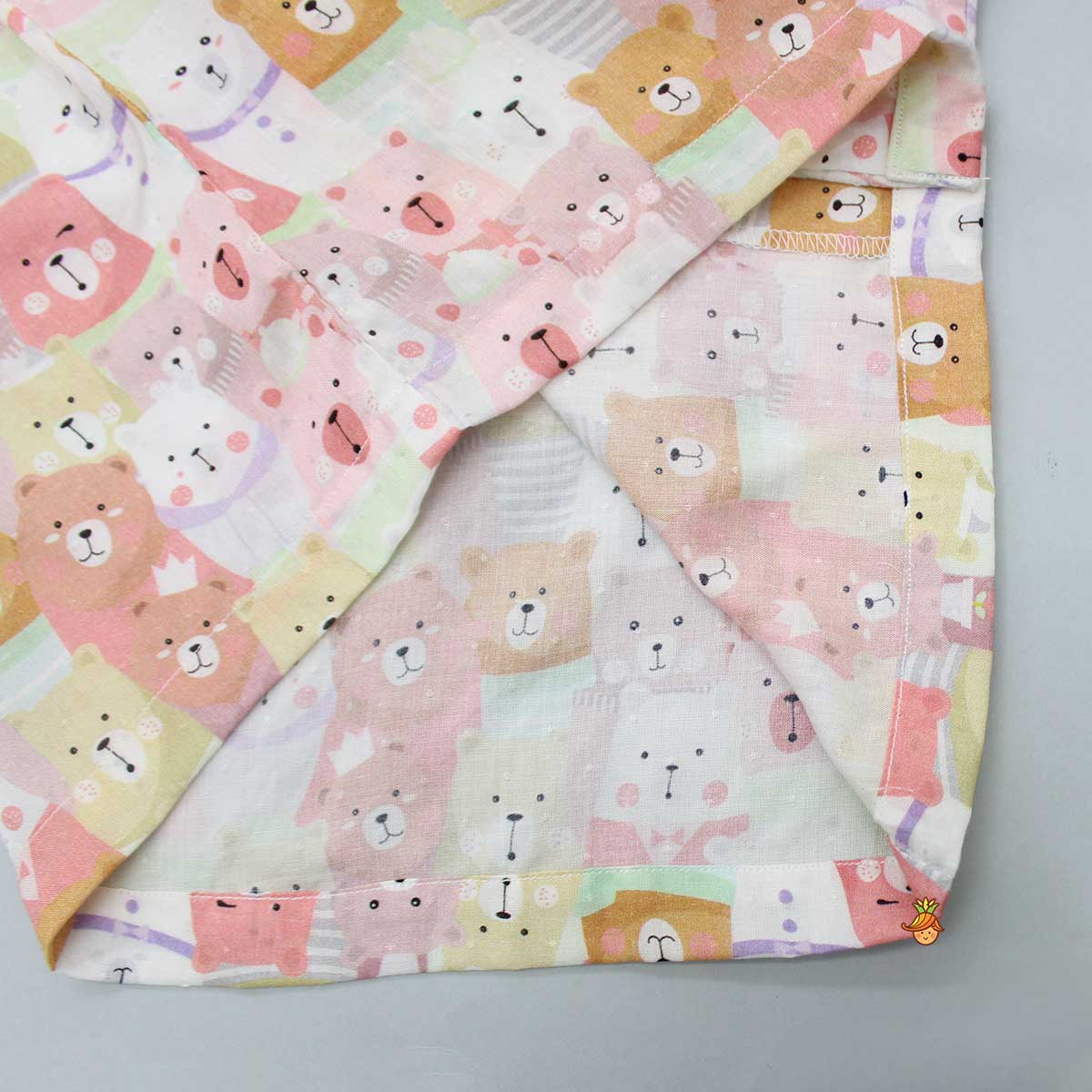 Multicolour Animal Printed Top With Printed Pyjama