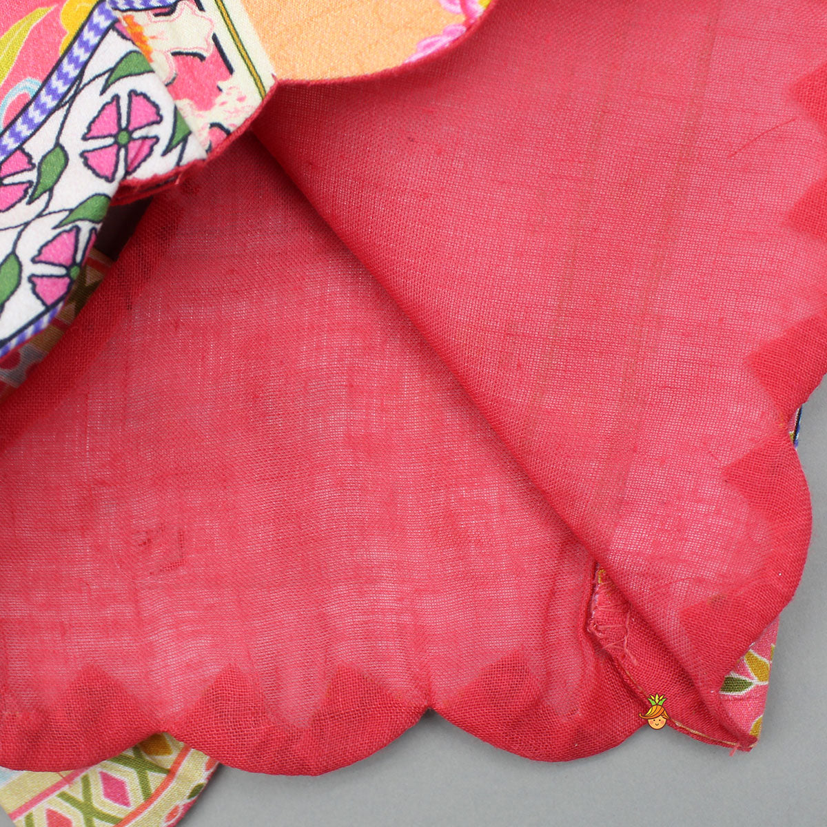 Floral Printed Multicolour Top And Lehenga