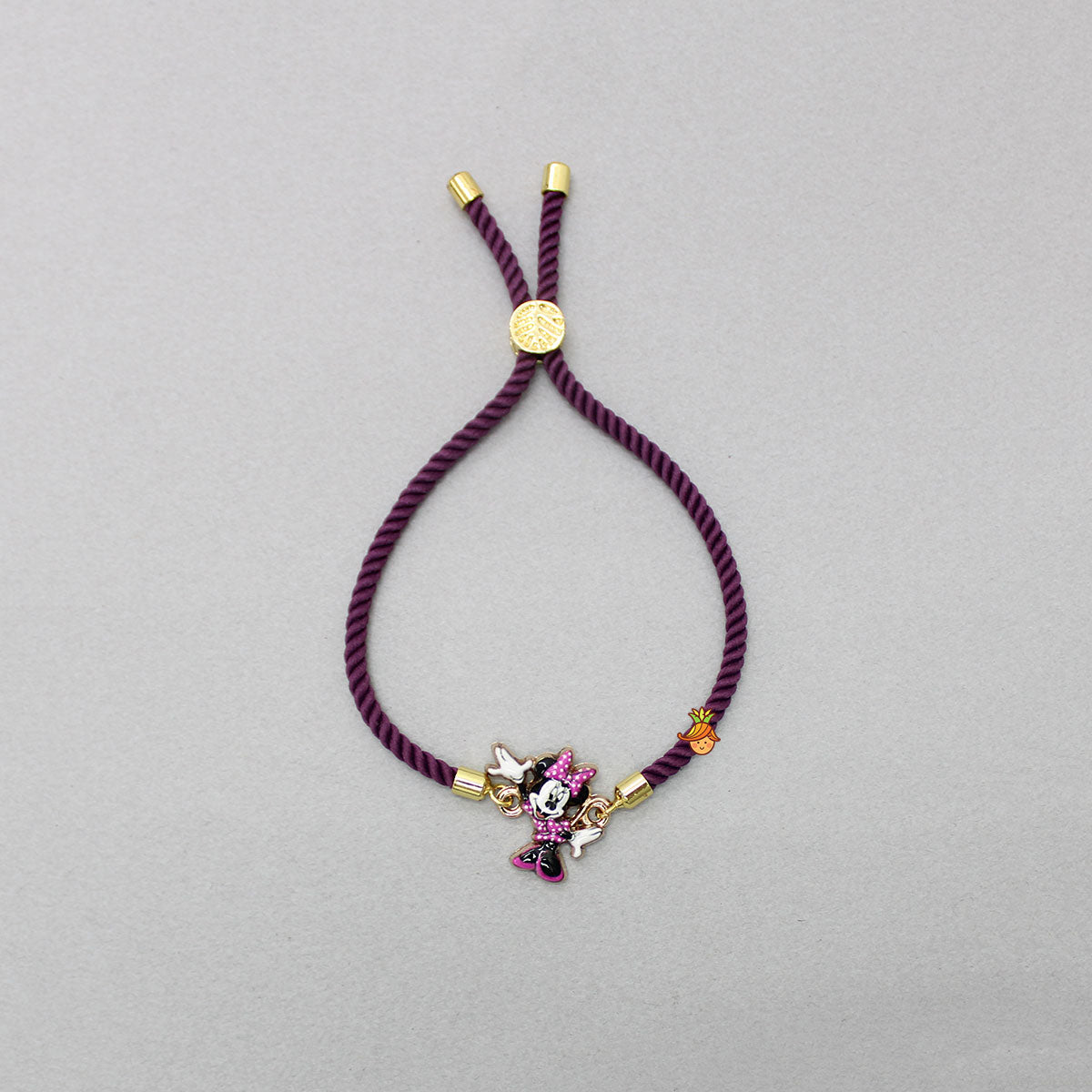 Purple Adjustable Rakhi With Cartoon Character