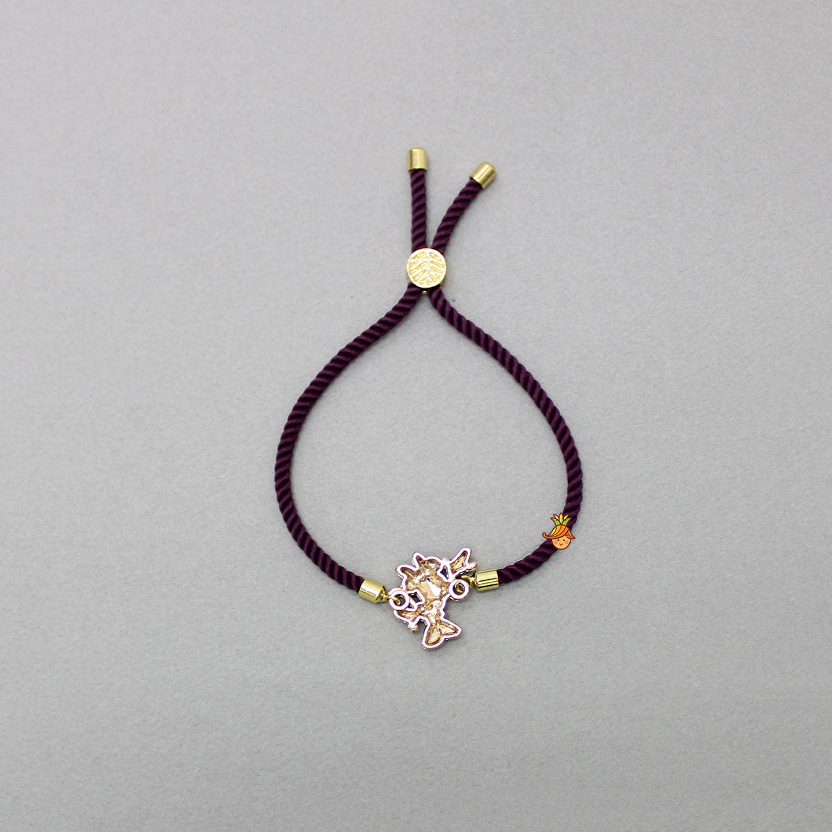 Purple Adjustable Rakhi With Cartoon Character