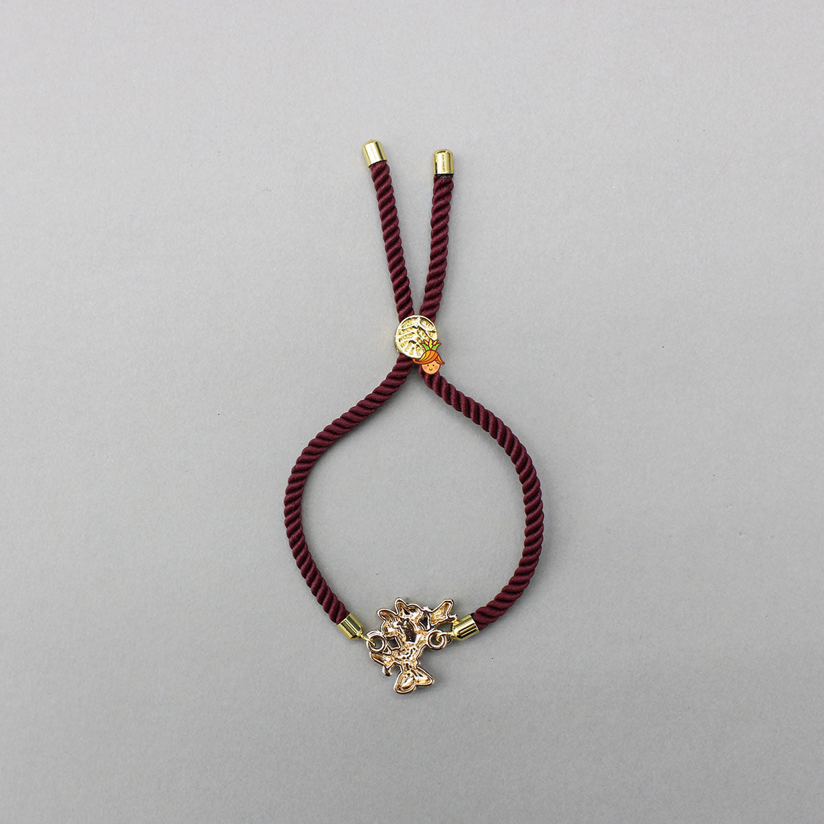 Maroon Adjustable Rakhi With Cartoon Character